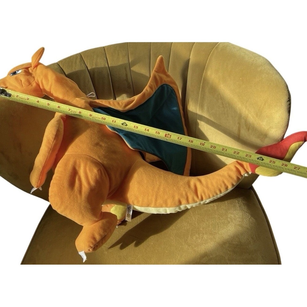 RARE Pokemon Large Giant Jumbo 32" Charizard Plush Stuffed Animal Toy Figure - Picture 11 of 11